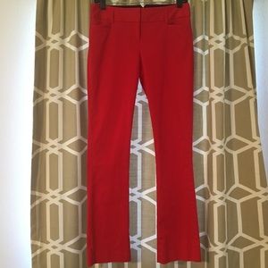 Bright Red Express Columnist 2R Pants
